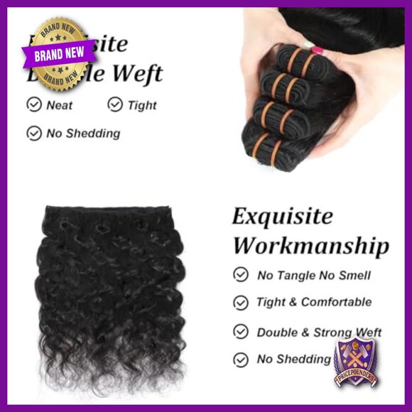 16A Brazilian Virgin Body Wave Human Hair Extensions, 4 Bundles, 18-24 Inches main image 6